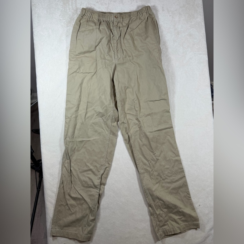 Vintage Polo Ralph Lauren Made in USA Polo Country Sinch Waist Men's Tan Chinos